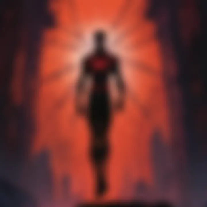 Abstract Spider-Verse Silhouette Art