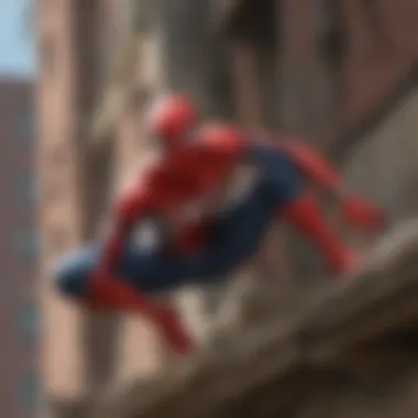 Advanced security system in Spider-Man's hideout