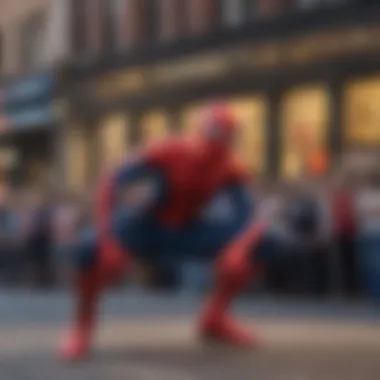 Audience Applauding at Spider-Man Broadway Show