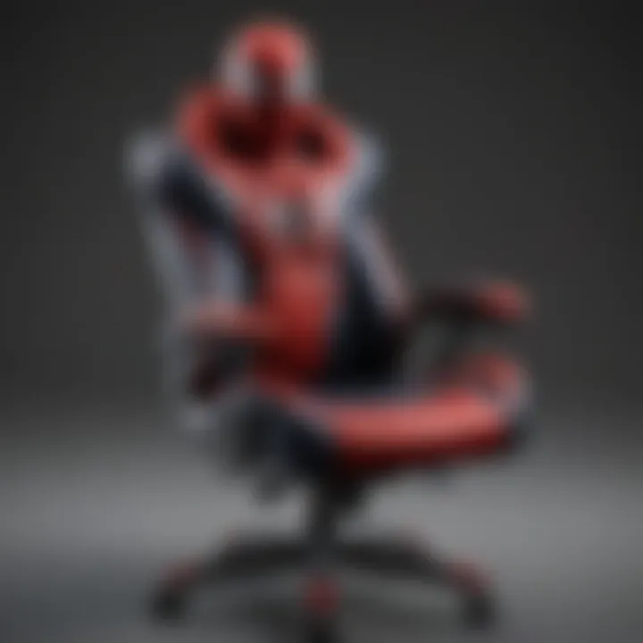 Avengers gaming chair highlighting stylish and modern design elements