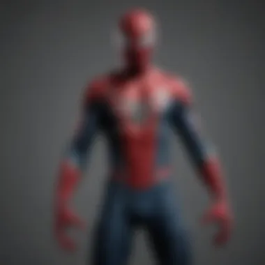 Spider-Man costume accessories including web shooters and mask