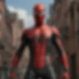 Captivating Far From Home Spider Man Action Figure