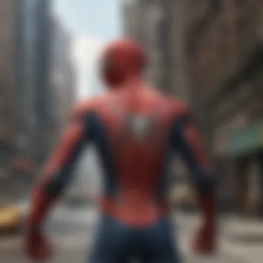 The cityscape under Spider-Man's watch