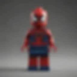 Detailed view of LEGO Spider-Man Minifigure Pack showcasing unique character designs