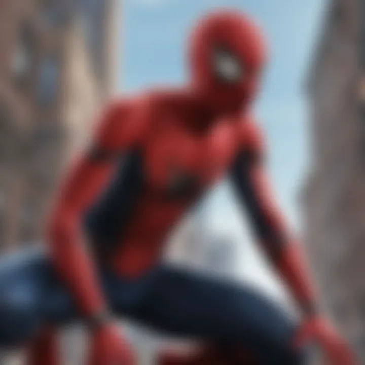A scene depicting Spider-Man's impact on film