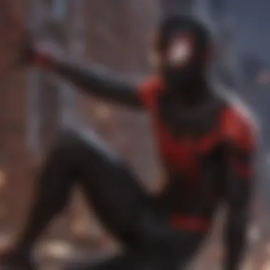 Character Development in Miles Morales Character development featuring Miles Morales and his allies