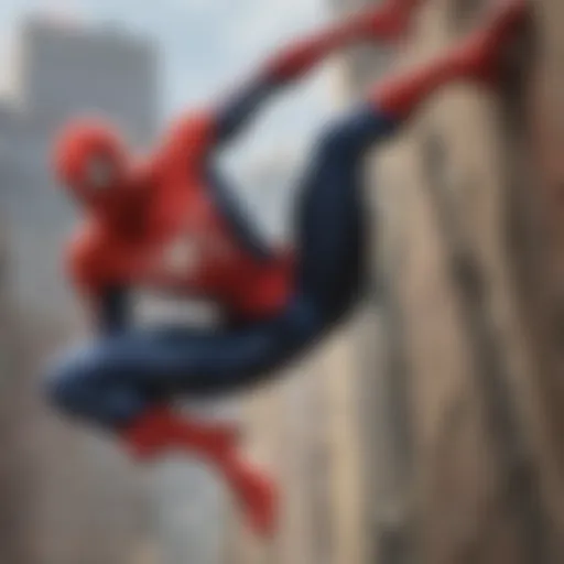 Dynamic Spider-Man comic art