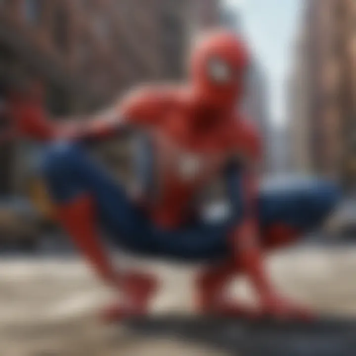 Innovative Spider-Man video game graphics