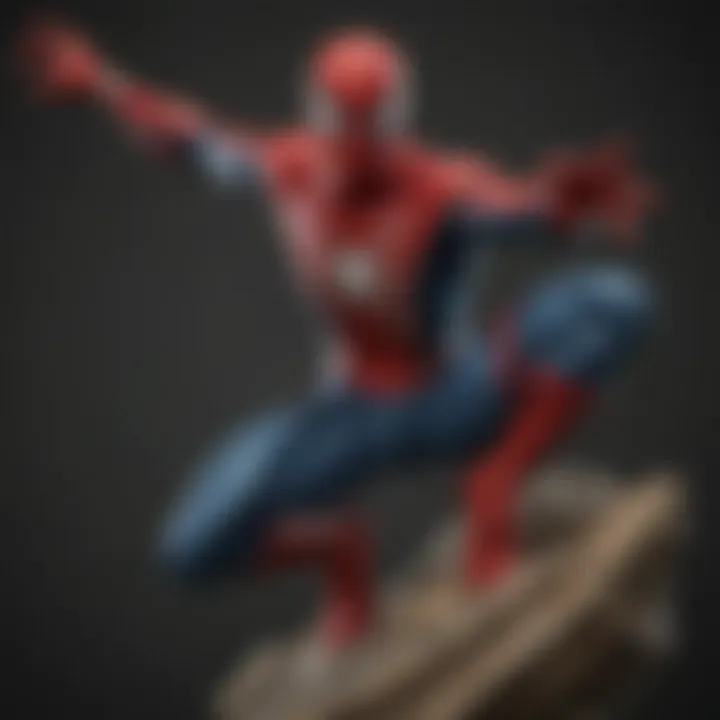 An assortment of Spider-Man collectibles including comics and memorabilia.