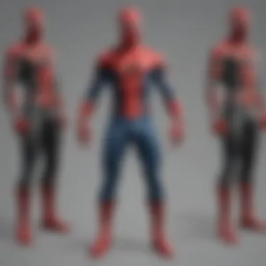 Evolution of Spider-Man Films Collage of various Spider-Man movie posters