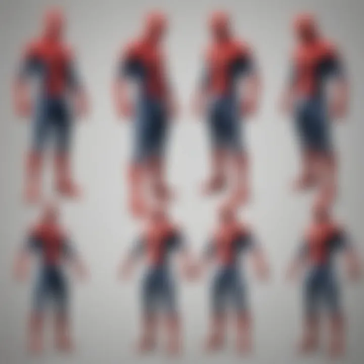 Evolution of Spider-Man costumes throughout the films