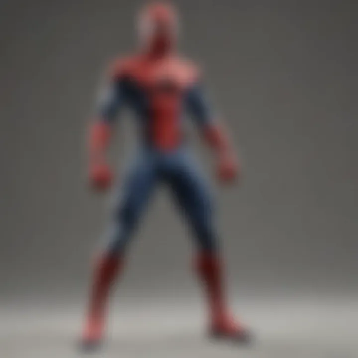 A collection of custom Spider-Man figures highlighting various styles and designs