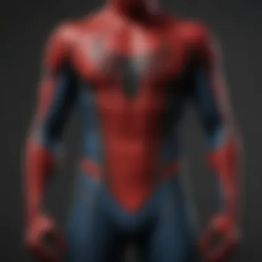 Custom Spiderman Suit Webbing Design