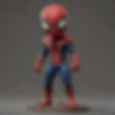 Detailed Design Elements of Spiderman Far from Home Funko