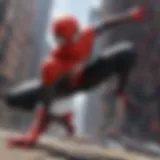 Dynamic combat scene in Spider-Man Miles Morales on PS4