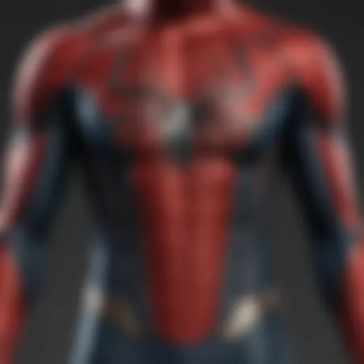 Elegant Spider-Man Suit Detail