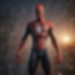 Ethereal Glow of Spider-Man's Web