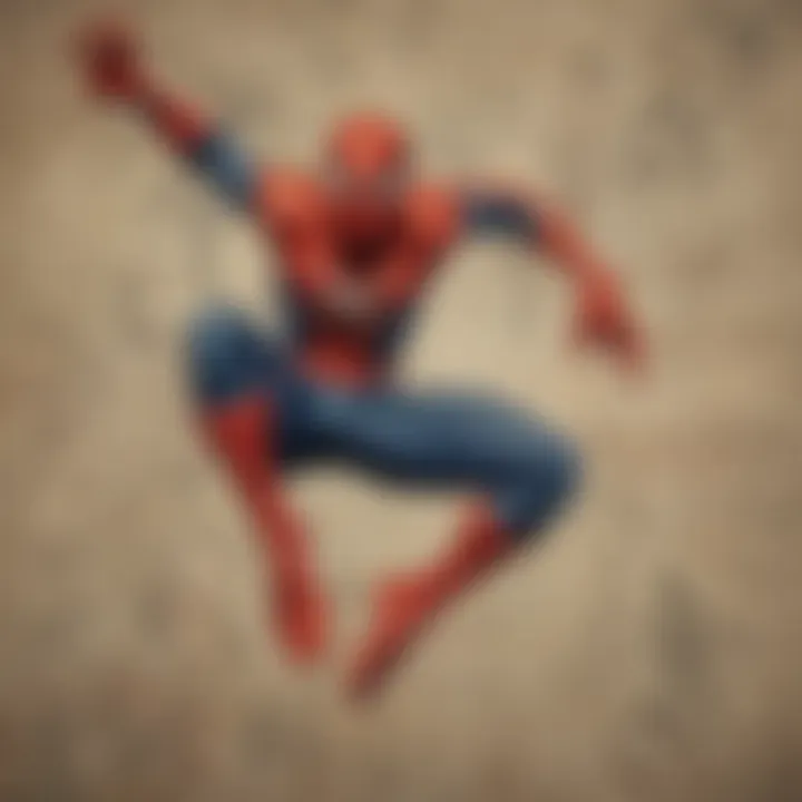 Notable Spider-Man comic storylines displayed in a collection