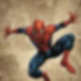 Vintage Spider-Man comic book cover showcasing iconic characters