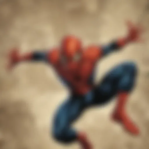 Vintage Spider-Man comic book cover showcasing iconic characters