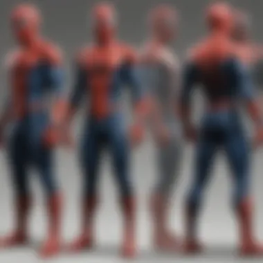 Evolution of Spidey's Suit