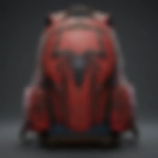 Spiderman Backpack Front View