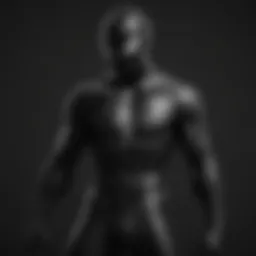 Spiderman in Noir Costume