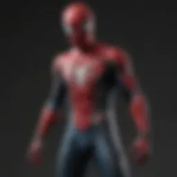 Spider-Man's Enhanced Suit with Stark Technology