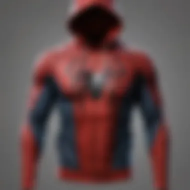 Spiderman Hoodie Minimalist Elegance