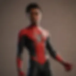 Dynamic portrayal of Spider-Verse characters showcasing diverse styles