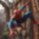 Immersive Spiderman Ride Scene
