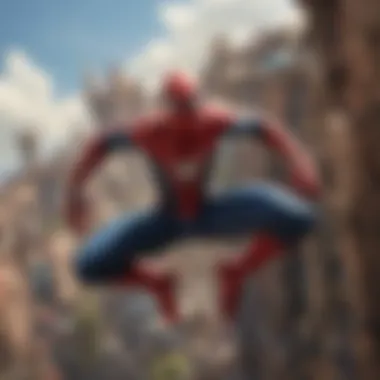 Thrilling Spiderman Ride Action