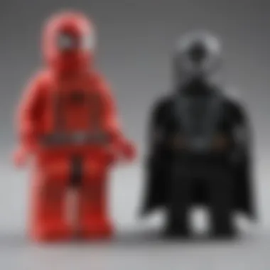 Collection of iconic LEGO Star Wars minifigures from 2012