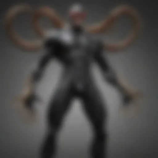 A detailed illustration of Doctor Octopus showcasing his iconic mechanical tentacles.