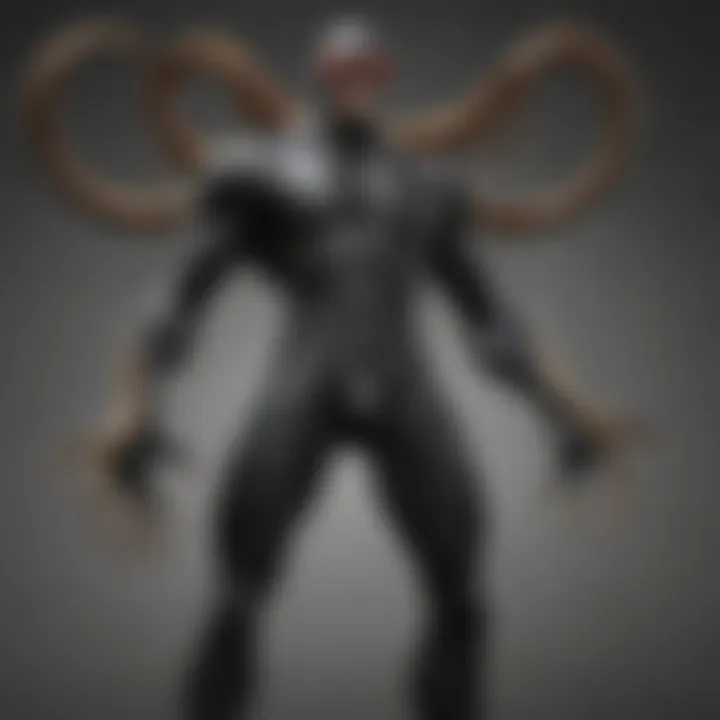A detailed illustration of Doctor Octopus showcasing his iconic mechanical tentacles.