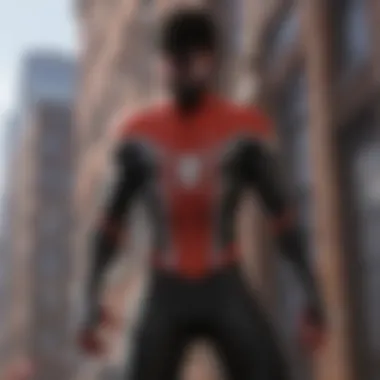 Miles's Unique Abilities A close-up view of Miles Morales's unique powers in the game.