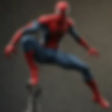 Spider-Man action figure in dynamic pose