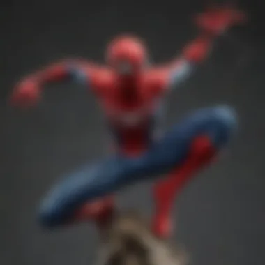 Spider-Man collectible statue with intricate detailing