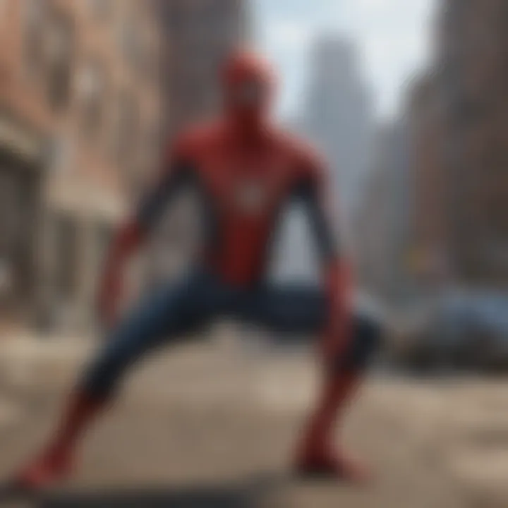 A dramatic scene depicting the concept of redemption in Spider-Man's story