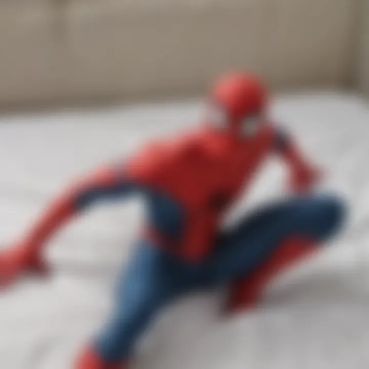 Comparison of various Spider-Man bed sheet patterns and colors