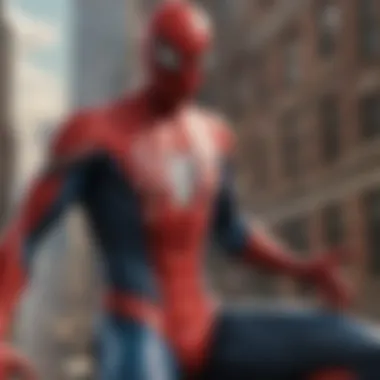 Iconic Characters and Villains in Spider-Man Games Illustration of various Spider-Man game characters and villains