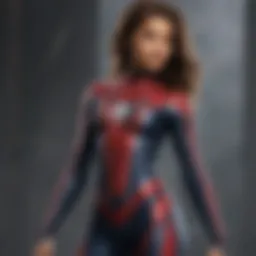 Zendaya as MJ in a pivotal scene