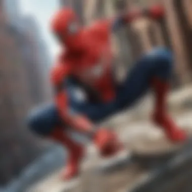 Intense Combat in Spider-Man Gameplay screenshot highlighting a thrilling combat scene