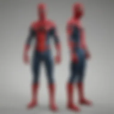 A side-by-side comparison of various Spider-Man costume styles