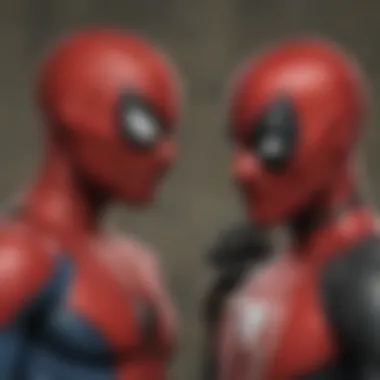 Cover art of a significant comic issue featuring Spider-Man and Deadpool