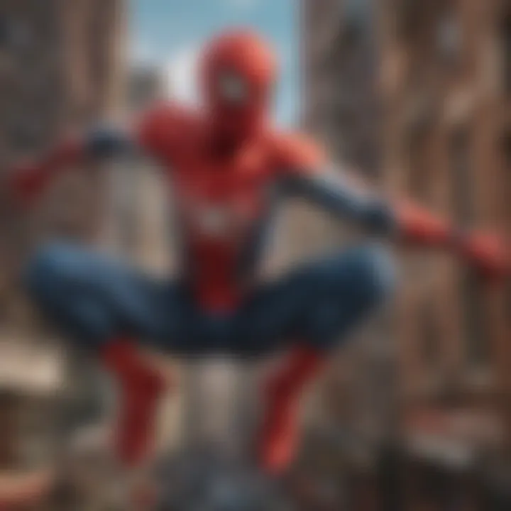 Fan interaction with Spider-Man mobile game