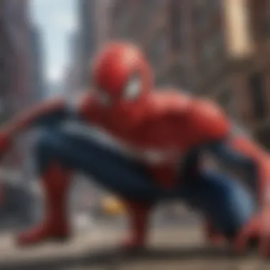 An intense moment from the game's narrative sequence