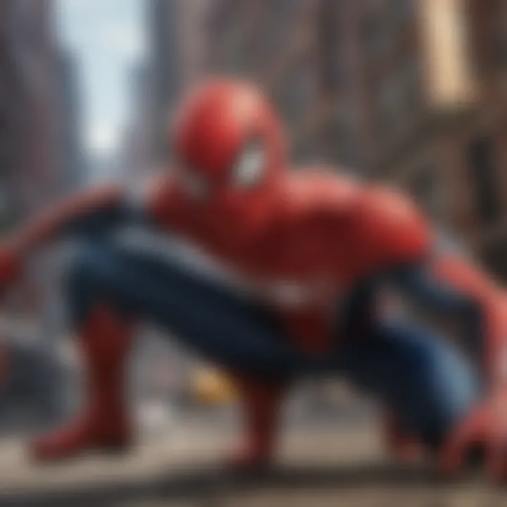 An intense moment from the game's narrative sequence