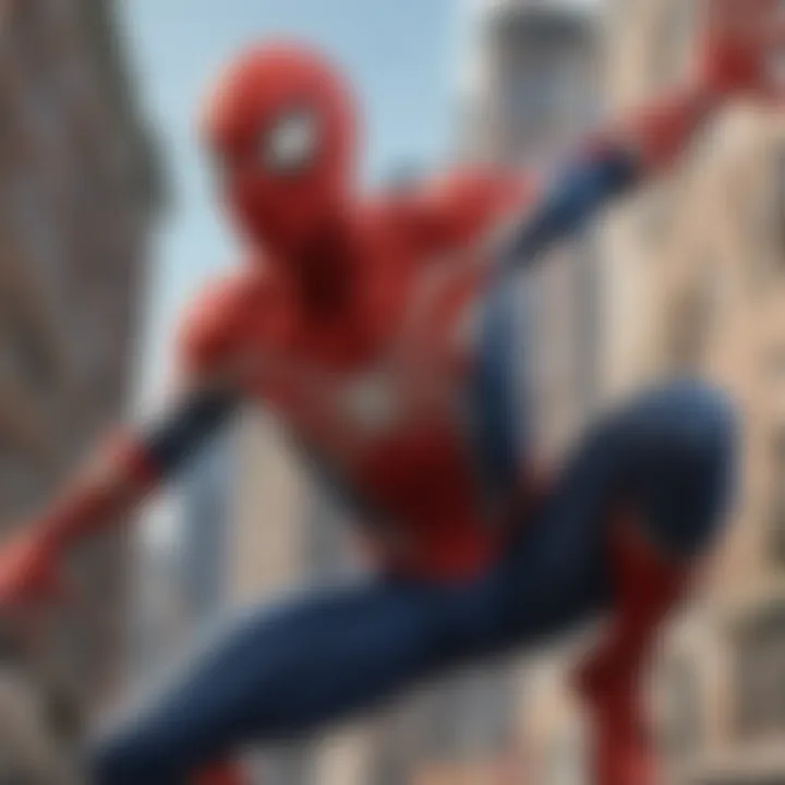 Captivating graphics and visuals from Spider-Man games