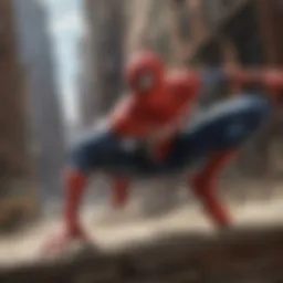 Spider-Man in action during gameplay